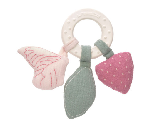 Teether Ring Natural Rubber 2022 butterfly