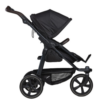 mono2 combi pushchair - air chamber wheel black