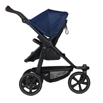 mono2 combi pushchair - air chamber wheel navy