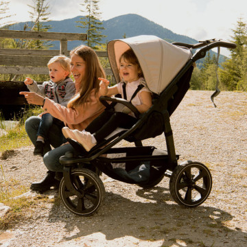 mono2 combi pushchair - air chamber wheel navy