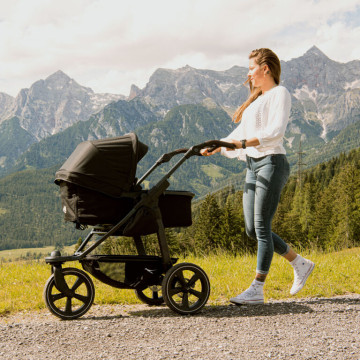 mono2 combi pushchair - air chamber wheel navy