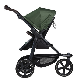 mono2 combi pushchair - air chamber wheel olive