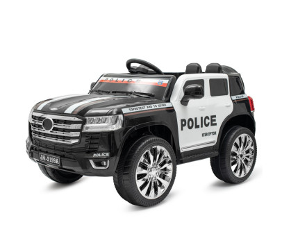 Dětské elektrické autíčko Baby Mix Police 4x4 černé