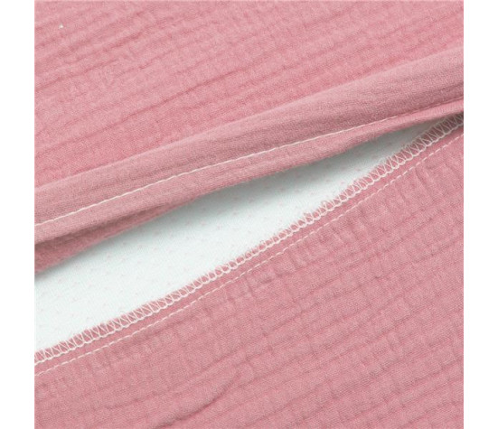 Mušelínový potah na kojenecký polštář-klín New Baby STANDARD 30x37cm pink