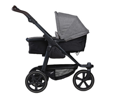 mono2 combi pushchair - air chamber wheel prem.grey