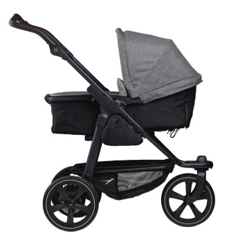 mono2 combi pushchair - air chamber wheel prem.grey