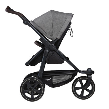 mono2 combi pushchair - air chamber wheel prem.grey