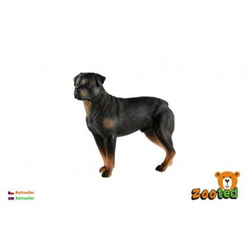 Rottweiler - pes domácí zooted plast 8cm v sáčku