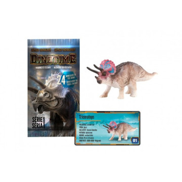 Figurka dinosaurus Dinotime plast mix druhů v sáčku 8x15cm 24ks v boxu