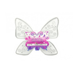 Křídla motýlí nylon 49x43cm v sáčku karneval