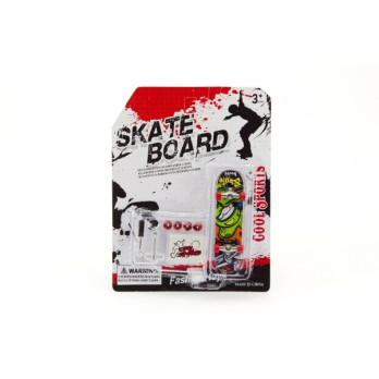 Skateboard prstový šroubovací plast 10cm s doplňky mix druhů na kartě